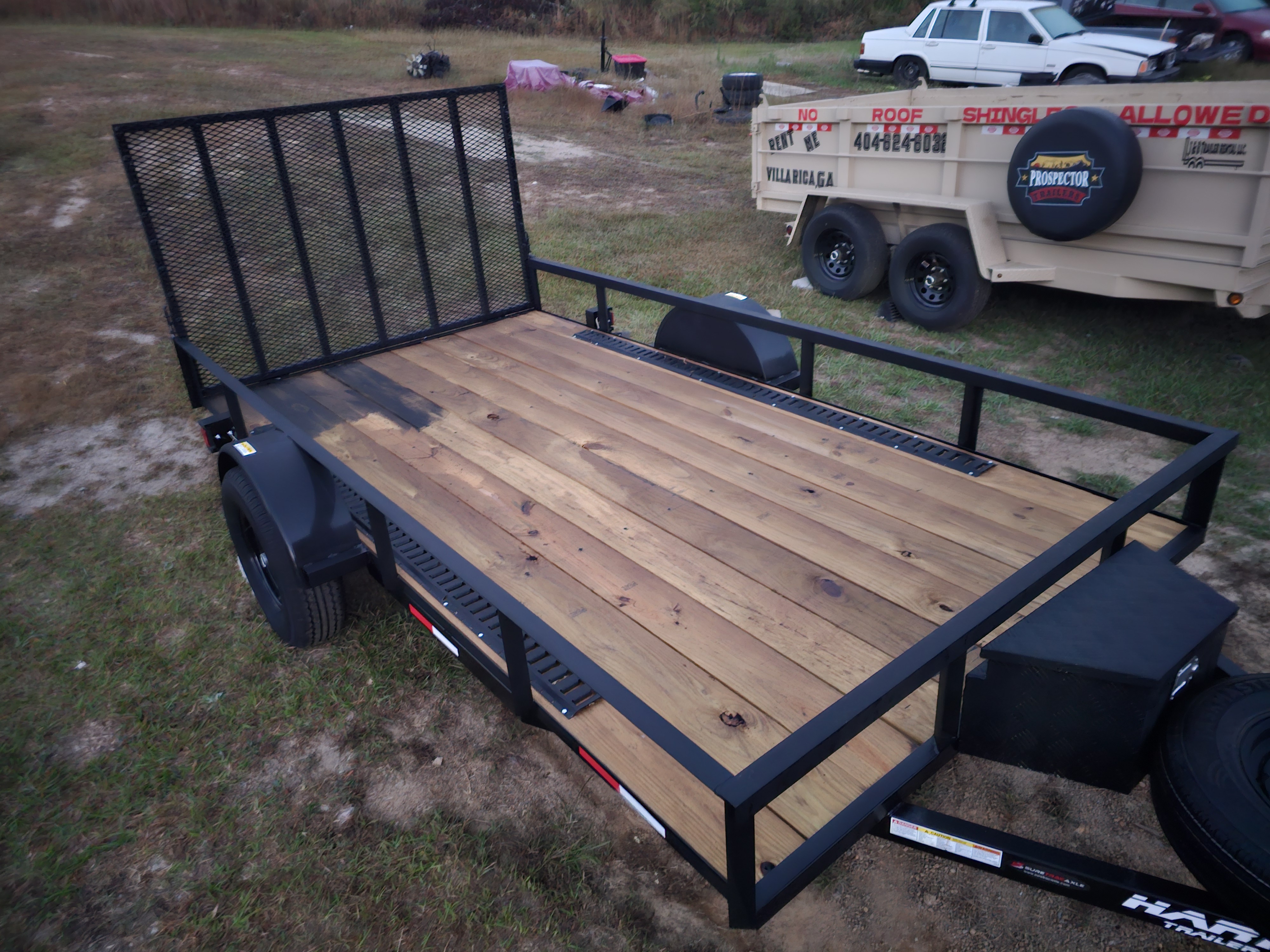 6.5ft x 12ft Utility Trailer thumbnail 3